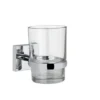 Vitra Q Line Tumbler and Holder 44993 - Modern Bathroom Accessory -Bathroom Sales Shop 501 A44993 BR