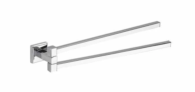 Colorado Double Swing Towel Rail Chrome | Origins Living Bathroom Accessories 3 Colorado Double Swing Towel Rail Chrome | Origins Living Bathroom Accessories