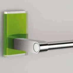 Maine 480mm Chrome Towel Rail | Premium Bathroom Accessory by Origins Living -Bathroom Sales Shop 7805 04 maine backplate green 1 10