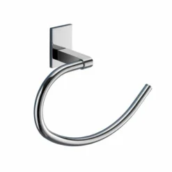 Chrome Maine Towel Ring by Origins Living | Elegant Bathroom Accessory
