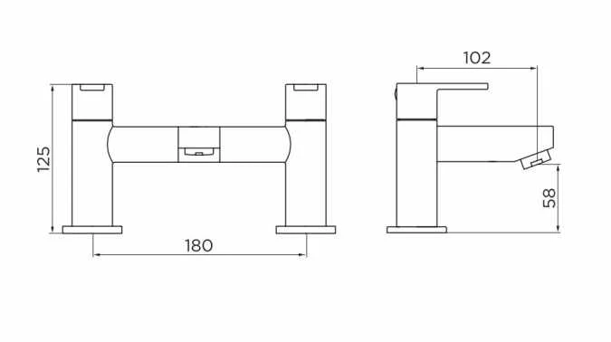 Niagara Camden Bath Filler Tap - Premium Chrome Bathroom Tap 4 Niagara Camden Bath Filler Tap - Premium Chrome Bathroom Tap - Image 2
