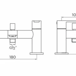 Niagara Camden Bath Shower Mixer Tap - Chrome Finish | High-Quality Bathroom Taps -Bathroom Sales Shop 9005 tech