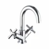 Niagara Finchley Monobloc Basin Mixer Tap with Waste - Modern Chrome Design 2 Niagara Finchley Monobloc Basin Mixer Tap with Waste - Modern Chrome Design -Bathroom Sales Shop 9034