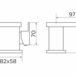 Niagara Elsden Monobloc Basin Mixer Tap - Chrome Finish - Modern Bathroom Tap -Bathroom Sales Shop 9050 tech