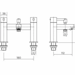 Niagara Finsbury Bath Shower Mixer Tap - Modern Chrome Finish Bathroom Tap 5 Niagara Finsbury Bath Shower Mixer Tap - Modern Chrome Finish Bathroom Tap -Bathroom Sales Shop 9069 tech