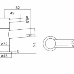 Niagara Harrow Basin Pillar Taps by Aquadart | Premium Bathroom Basin Taps -Bathroom Sales Shop 9094 tech