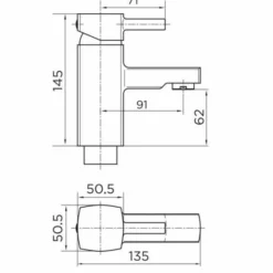 Niagara Holborn Basin Monobloc Mixer Tap with Waste | Modern Bathroom Tap 7 Niagara Holborn Basin Monobloc Mixer Tap with Waste | Modern Bathroom Tap -Bathroom Sales Shop 9098 tech