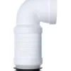 90° Flexible Pan Connector PP0002/B - High-Quality Toilet Waste Solution by Viva Sanitary -Bathroom Sales Shop 90 Flexible Pan Connector