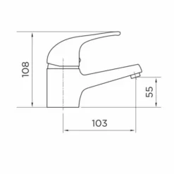 Niagara Conway Monobloc Basin Mixer Tap with 40mm Cartridge - Chrome Finish 5 Niagara Conway Monobloc Basin Mixer Tap with 40mm Cartridge - Chrome Finish -Bathroom Sales Shop 9113 tech