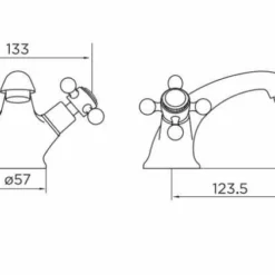 Niagara Kingsbury Traditional Monobloc Basin Mixer Tap - Elegant & Durable Design 5 Niagara Kingsbury Traditional Monobloc Basin Mixer Tap - Elegant & Durable Design -Bathroom Sales Shop 9121 tech