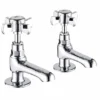 Niagara Bayswater Traditional Basin Pillar Taps - Pair | Classic Style Taps for Bathroom & Sink -Bathroom Sales Shop 9133