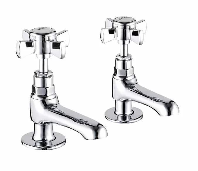 Niagara Bayswater Traditional Basin Pillar Taps - Pair | Classic Style Taps for Bathroom & Sink 3 Niagara Bayswater Traditional Basin Pillar Taps - Pair | Classic Style Taps for Bathroom & Sink