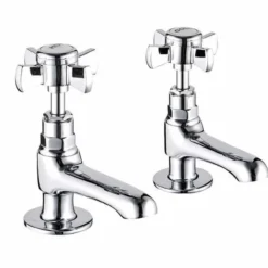 Niagara Bayswater Traditional Bath Pillar Taps - Pair | Classic Design & Durable Finish