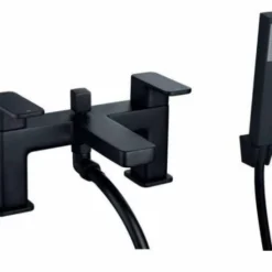 Niagara Hadley Matt Black Bath Shower Mixer Tap - Premium Bathroom Taps