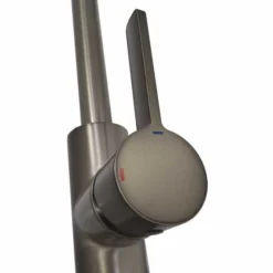 Jeroni Swan 1 Handle Gunmetal Kitchen Mixer Tap by Francis Pegler - Premium Monobloc Tap -Bathroom Sales Shop 922123 3