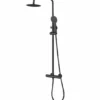 Ripley Round Thermostatic Shower Set in Matt Black | Signature Showers -Bathroom Sales Shop 9301BL