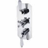 Niagara Arlington Chrome Traditional Triple Concealed Shower Valve - Two Outlets | High-Quality Shower Valve -Bathroom Sales Shop 9317
