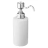 Burlington Traditional White & Chrome Liquid Soap Dispenser A48 - Elegant Bathroom Accessory -Bathroom Sales Shop A48 CHR CO