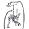Burlington Anglesey Deck Mounted Angled Bath Shower Mixer Tap - AN19 | Traditional Style -Bathroom Sales Shop AN19Deck 2