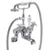 Burlington Anglesey Wall Mounted Angled Bath Shower Mixer Tap - AN21 | Traditional Style | Chrome Finish 2 Burlington Anglesey Wall Mounted Angled Bath Shower Mixer Tap - AN21 | Traditional Style | Chrome Finish -Bathroom Sales Shop AN21Wall