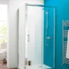 Nuie Pacific 1400mm Sliding Shower Door - Premium Quality, Modern Design -Bathroom Sales Shop AQSL10 Lifestyle