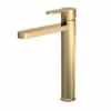 Nuie Arvan High Rise Mono Basin Mixer Tap in Brushed Brass | Modern Bathroom Tap 2 Nuie Arvan High Rise Mono Basin Mixer Tap in Brushed Brass | Modern Bathroom Tap -Bathroom Sales Shop ARV870 brass