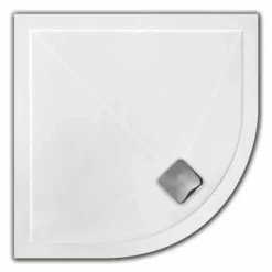 TrayMate Anti-Slip TM25 Elementary Quadrant Shower Tray - 1000 x 1000mm | Durable & Non-Slip Shower Base