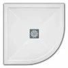 TrayMate TM25 Symmetry Anti-Slip Quadrant Shower Tray - 900 X 900mm | Premium Shower Tray for Enhanced Safety -Bathroom Sales Shop AS symmetry quad