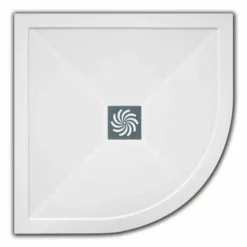 TrayMate TM25 Symmetry Anti-Slip Quadrant Shower Tray - 900 X 900mm | Premium Shower Tray for Enhanced Safety