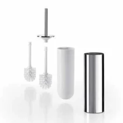 Inda Ego Mai Love Toilet Brush and Holder Set - Stylish Bathroom Accessory