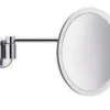 Inda Wall-mounted Magnifying Mirror with Jointed Arm - Adjustable Bathroom Mirror for Precision Grooming -Bathroom Sales Shop AV058E