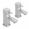 Sagittarius Axis Basin Taps Pair - Modern Bathroom Tap Set with Chrome Finish 2 Sagittarius Axis Basin Taps Pair - Modern Bathroom Tap Set with Chrome Finish -Bathroom Sales Shop AX101C min
