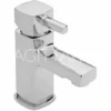 Sagittarius Axis Monobloc Basin Mixer Tap With Sprung Waste - Modern Bathroom Tap -Bathroom Sales Shop AX106C