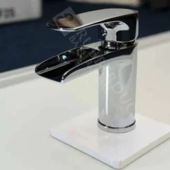 HighLife Bathrooms Alford Monobloc Basin Mixer Tap with Wastes - Chrome Finish -Bathroom Sales Shop Alford Basin Mixer