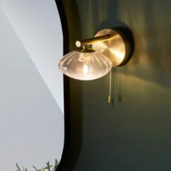 Allier Wall Light - Brushed Brass | Modern Bathroom Wall Lighting -Bathroom Sales Shop Allier Wall Light Lifestyle6