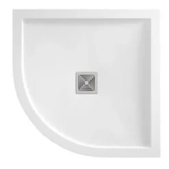 Aquadart Venturi 6 900mm Single Door Quadrant Shower Enclosure - Sleek & Modern Design -Bathroom Sales Shop Aquadart Aqualavo White Gloss Quadrant Shower Tray 3