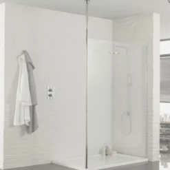 Aquadart 1400mm Wetroom 8 Shower Screen - Premium Walk-In Shower Enclosure 9 Aquadart 1400mm Wetroom 8 Shower Screen - Premium Walk-In Shower Enclosure -Bathroom Sales Shop Aquadart Wetroom 8 AQ2097 Floor to Ceiling Post 1 6