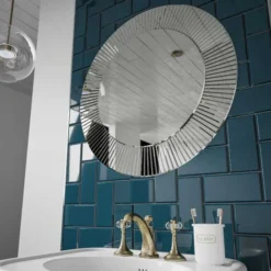 HiB Arte Round Bathroom Mirror 600mm - Stylish & Functional Bathroom Accessory