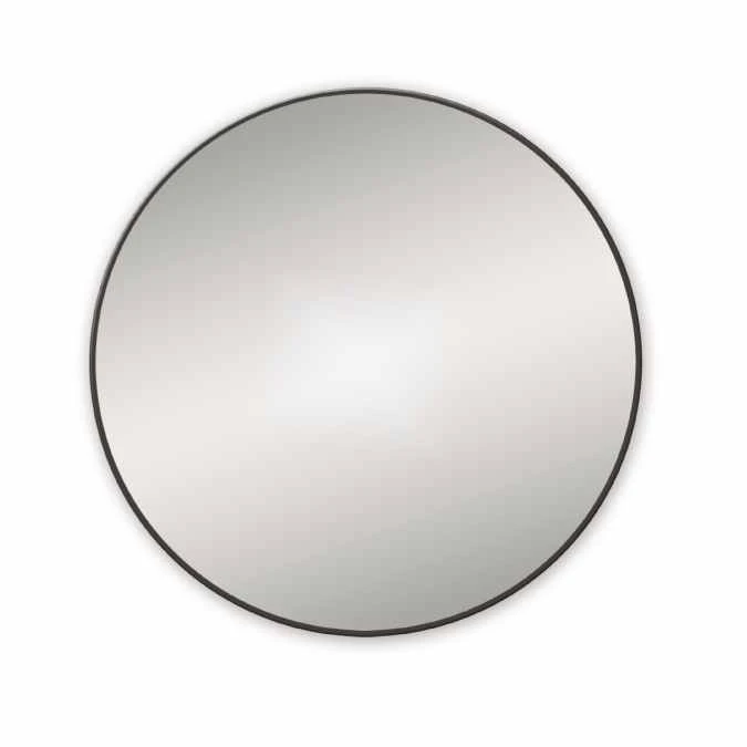 Docklands 800mm Matt Black Round Framed Mirror - Elegant Bathroom & Living Room Décor 3 Docklands 800mm Matt Black Round Framed Mirror - Elegant Bathroom & Living Room Décor