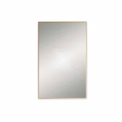 Docklands 500 X 800 Brushed Brass Rectangular Mirror | Origins Living | Bathroom & Standard Mirror