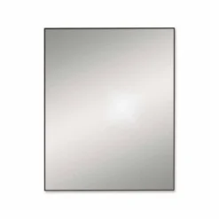 Docklands 800 X 1000 Matt Black Rectangular Mirror - Origins Living | Bathroom & Standard Mirror