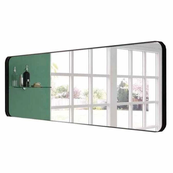 City Black Rectangular Mirror 1500mm - Premium Bathroom Mirror by Origins Living 3 City Black Rectangular Mirror 1500mm - Premium Bathroom Mirror by Origins Living