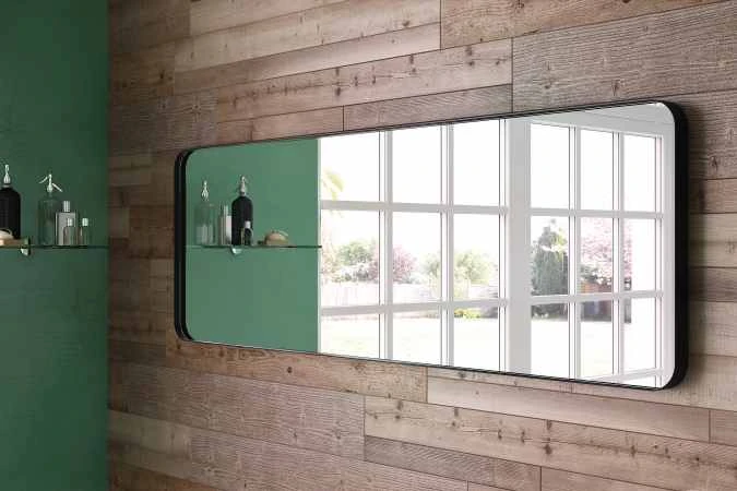 City Black Rectangular Mirror 1500mm - Premium Bathroom Mirror by Origins Living 4 City Black Rectangular Mirror 1500mm - Premium Bathroom Mirror by Origins Living - Image 2