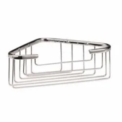 Bayswater Deep Corner Shower Basket - Durable Stainless Steel Shower Organiser