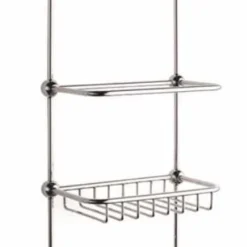 Bayswater Traditional Shower Basket | Durable Shower Accessory | Shower Storage Solution