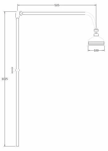 Bayswater Traditional Plain Rigid Riser Kit | High-Quality Shower Valve Accessory 4 Bayswater Traditional Plain Rigid Riser Kit | High-Quality Shower Valve Accessory - Image 2