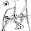 Bayswater Hex Bath Shower Mixer - White/Chrome | Traditional Taps 2 Bayswater Hex Bath Shower Mixer - White/Chrome | Traditional Taps -Bathroom Sales Shop BAYT104