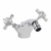 Bayswater Monobloc Hex Bidet Taps - White/Chrome | High-Quality Bathroom Taps 1 Bayswater Monobloc Hex Bidet Taps - White/Chrome | High-Quality Bathroom Taps -Bathroom Sales Shop BAYT108