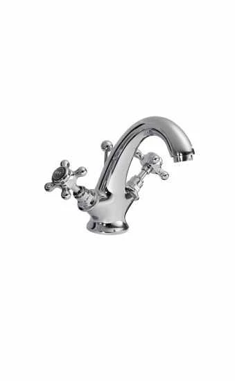 Bayswater Monobloc Hex Basin Mixer Tap - Black/Chrome | Traditional Style Taps 3 Bayswater Monobloc Hex Basin Mixer Tap - Black/Chrome | Traditional Style Taps