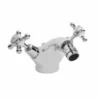 Bayswater Monobloc Dome Bidet Taps - White/Chrome | High-Quality Bathroom Taps -Bathroom Sales Shop BAYT208
